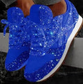Baskets à plateforme avec paillettes et strass - Chic&Shines