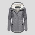 Manteau polaire manches longues à capuche - Chic&Shines