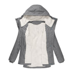 Manteau polaire manches longues à capuche