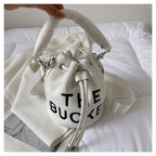 Sac à main seau cordon peluche automne hiver - Chic&Shines