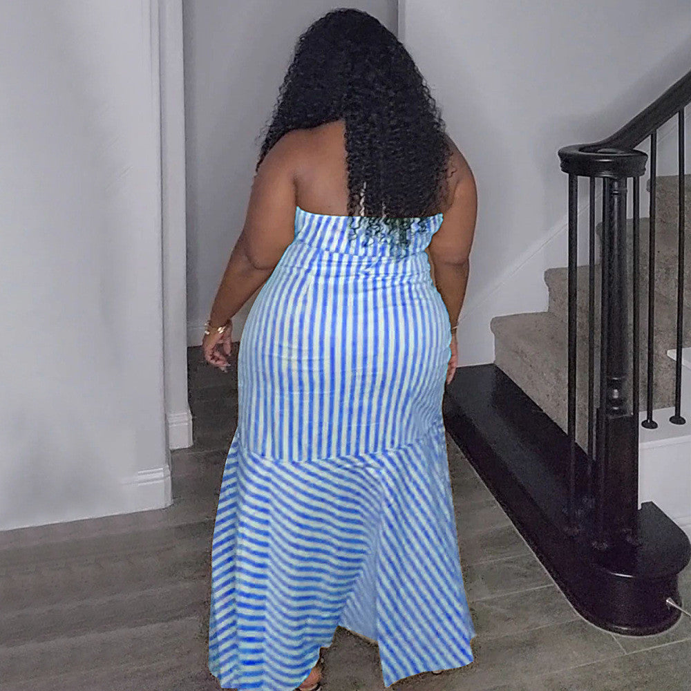 Robe Longue Col Licou Dos Nu