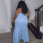 Robe Longue Col Licou Dos Nu