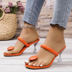 Sandale talons hauts transparent - Chic&Shines