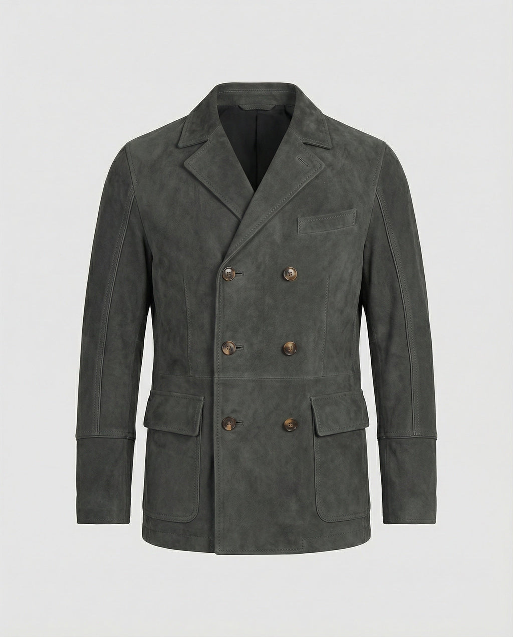 Blazer croisé classique d'automne pour hommes