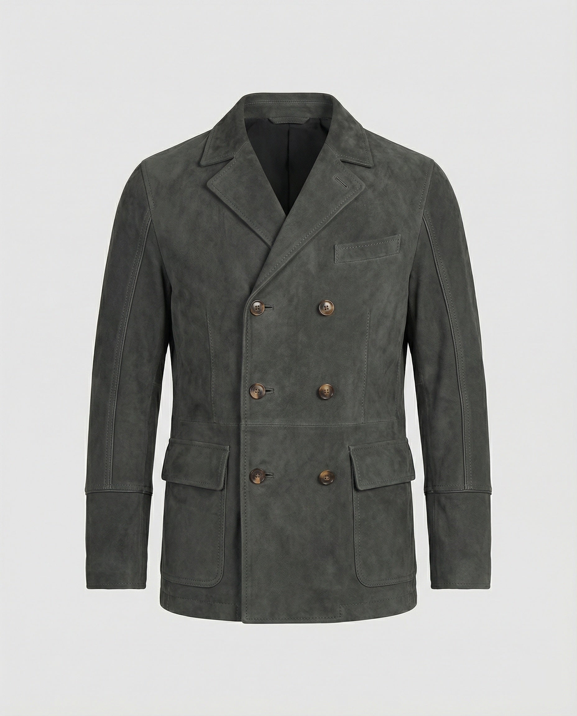 Blazer croisé classique d'automne pour hommes
