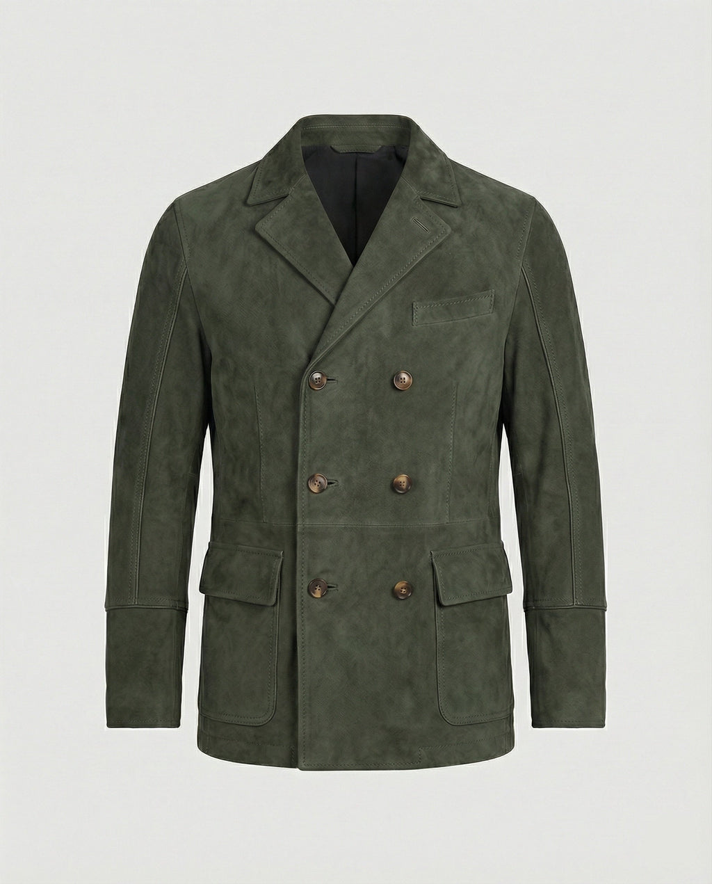 Blazer croisé classique d'automne pour hommes