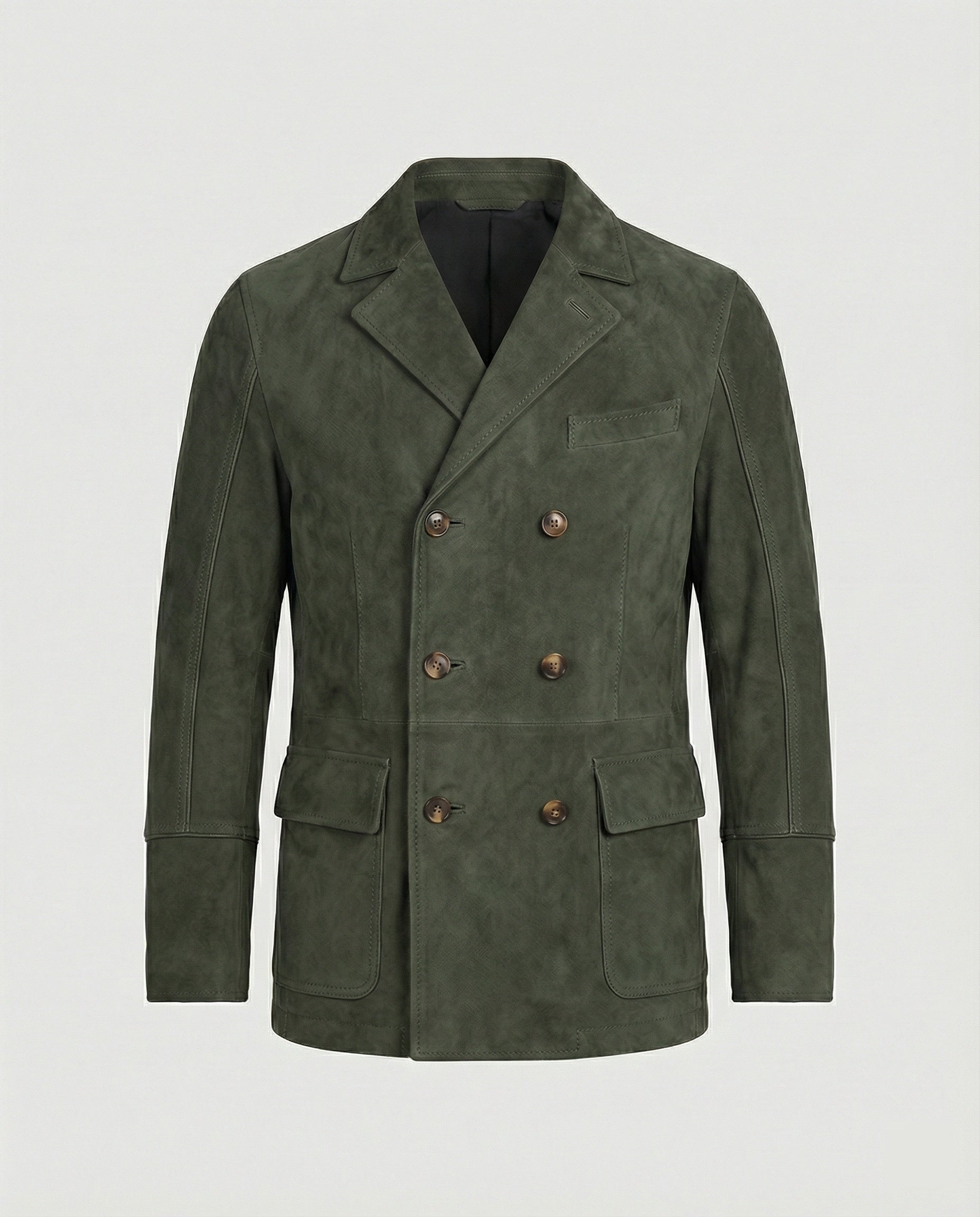 Blazer croisé classique d'automne pour hommes