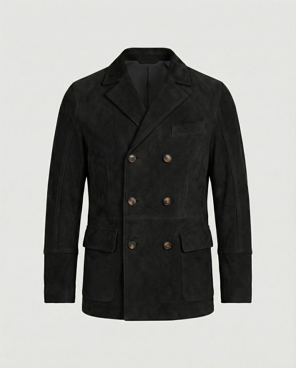Blazer croisé classique d'automne pour hommes