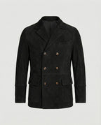 Blazer croisé classique d'automne pour hommes