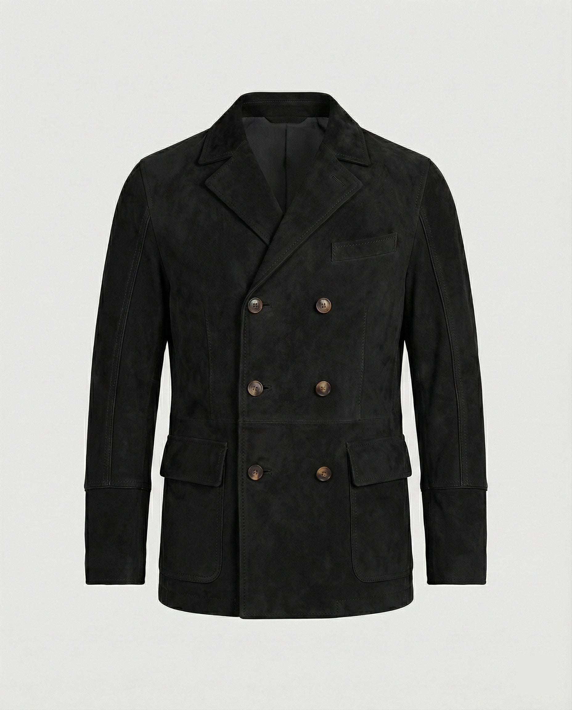 Blazer croisé classique d'automne pour hommes
