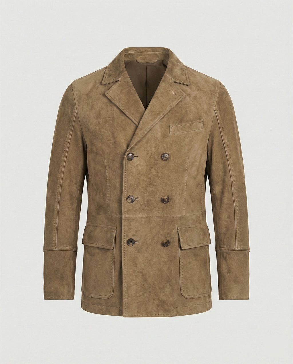 Blazer croisé classique d'automne pour hommes