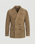 Blazer croisé classique d'automne pour hommes