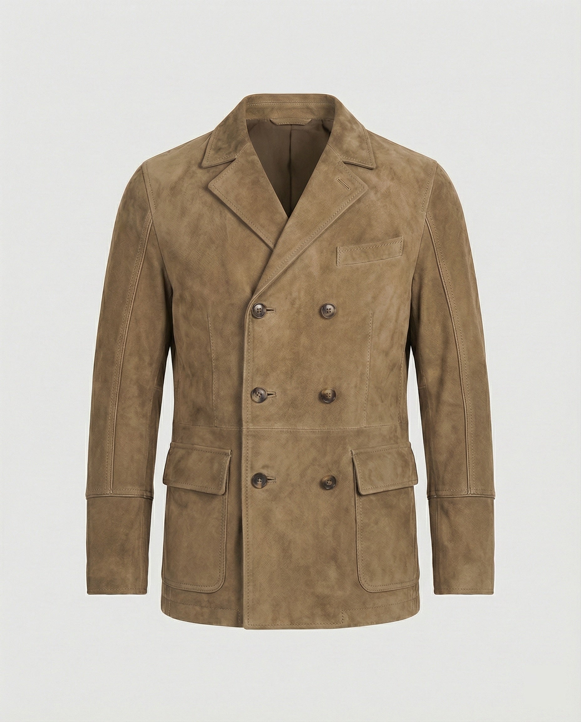 Blazer croisé classique d'automne pour hommes
