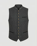 Gilet gris traditionnel élégant pour homme