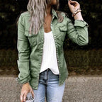Veste en jean élégante pour femme - Automne Elisa
