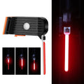 Lampe de vélo LED rouge, rechargeable USB, design compact, visibilité nocturne, sécurité cycliste, accessoires vélo, éclairage arrière puissant.
