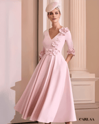 Robe mere de la mariee fleurie