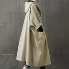 Trench classique surdimensionné avec ceinture pour femmes