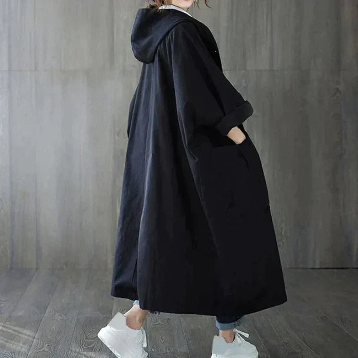 Trench classique surdimensionné avec ceinture pour femmes