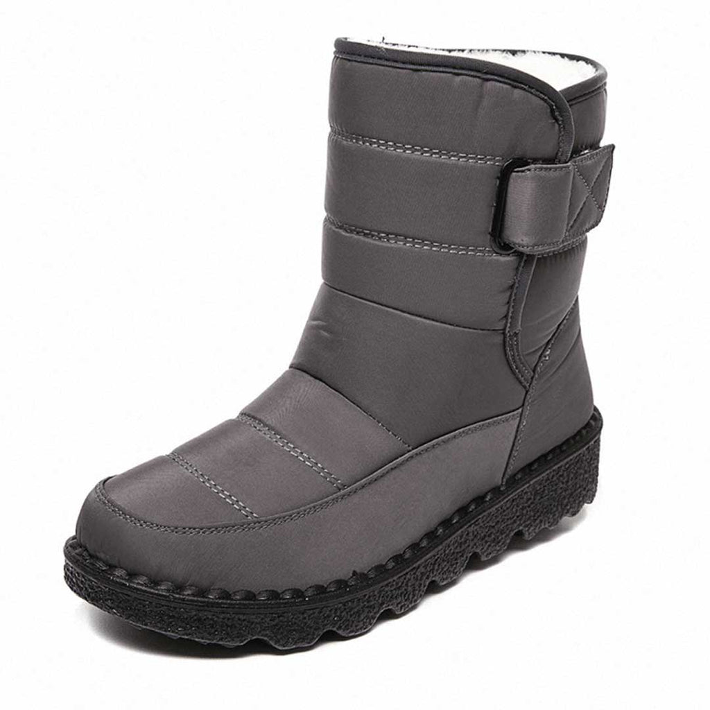 Bottes de neige et de pluie pour dames, imperméables et résistantes à l'eau - Bottes d'hiver chaudes pour la neige et la pluie
