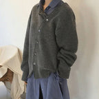 Femmes - Cardigan en cachemire - Patte de boutonnage confortable - Mode tricotée élégante et douce pour l'automne pour les femmes qui ont du style