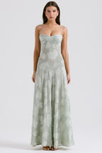 Robe longue Kira pour femme – Élégante robe en dentelle noire ornée de fleurs et à la coupe flatteuse