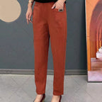 Pantalons en coton pour femmes