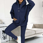 Sweat-shirt d'automne à capuche confortable et décontracté pour femme - Édition Automne 2023