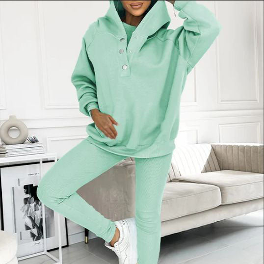 Sweat-shirt d'automne à capuche confortable et décontracté pour femme - Édition Automne 2023