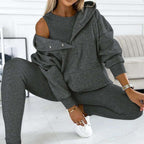 Sweat-shirt d'automne à capuche confortable et décontracté pour femme - Édition Automne 2023