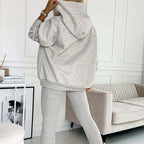 Sweat-shirt d'automne à capuche confortable et décontracté pour femme - Édition Automne 2023