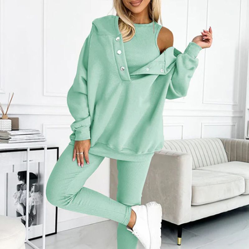 Sweat-shirt d'automne à capuche confortable et décontracté pour femme - Édition Automne 2023