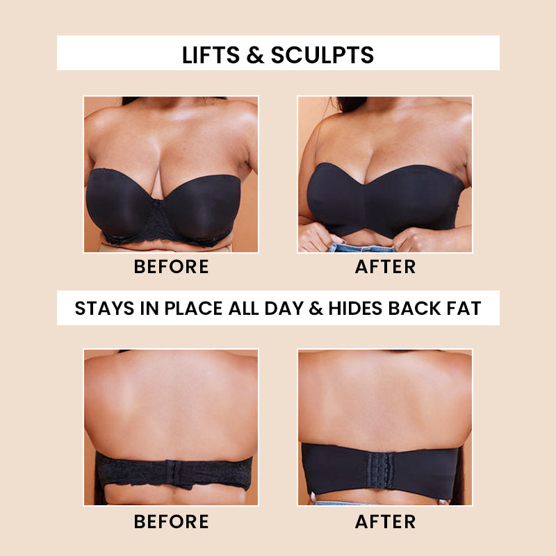 Full support strapless bra - Super comfort and lift