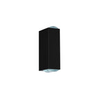 Applique murale moderne LED noire pour l'extérieur