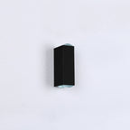 Applique murale moderne LED noire pour l'extérieur