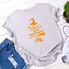 T-shirt coupe ajustée col rond motif Halloween - Chic&Shines