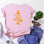 T-shirt coupe ajustée col rond motif Halloween - Chic&Shines