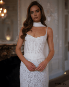 Robe de mariée longue simple