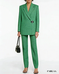 Tailleur femme pied de poule