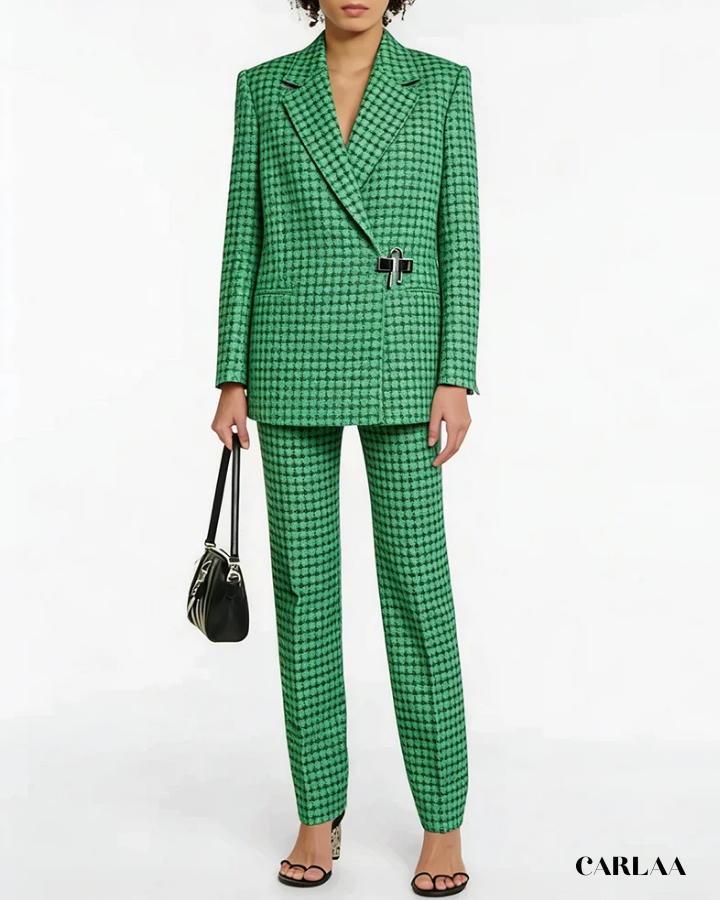 Tailleur femme pied de poule