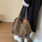Sac fourre-tout pour femmes Oversize - Spacieux sac quotidien Panthère