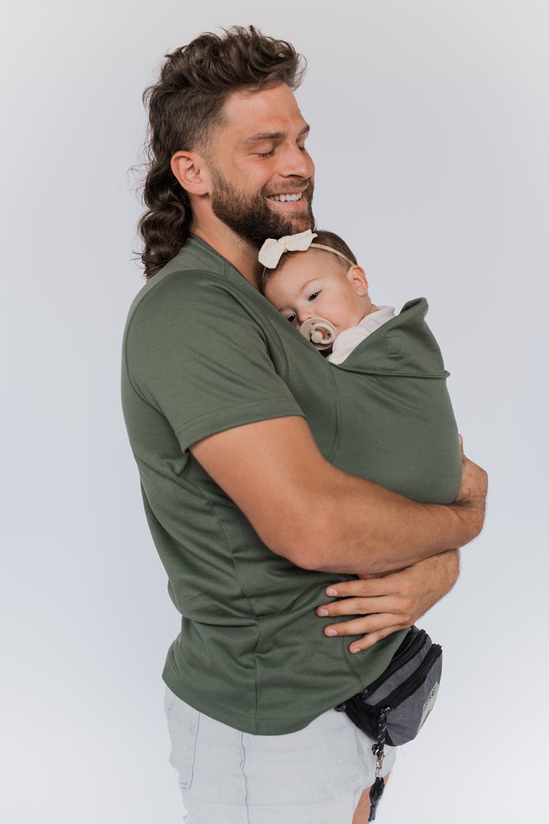 T-shirt de portage CarryBaby | T-shirt confortable pour les parents | T-shirt d'allaitement