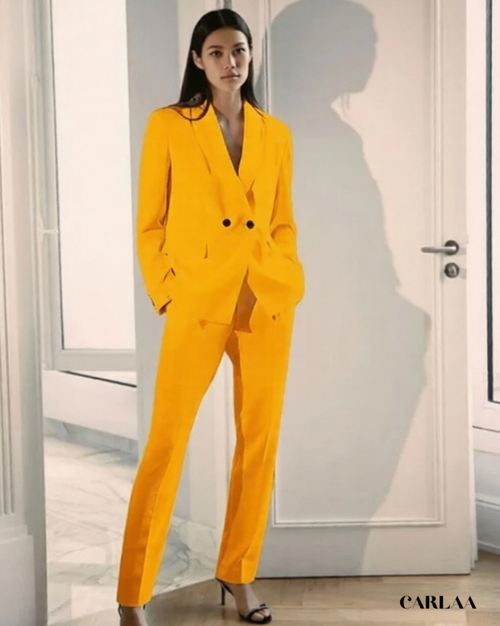 Ensemble blazer pantalon ceremonie femme