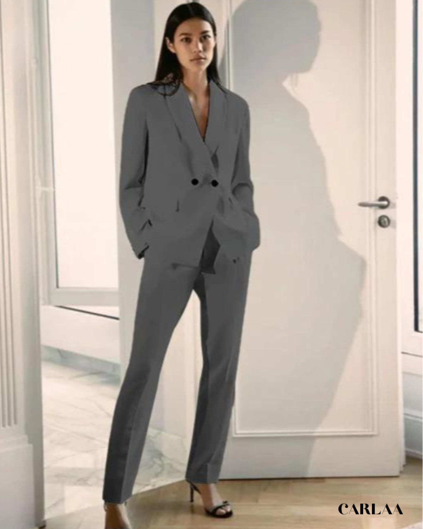 Ensemble blazer pantalon ceremonie femme