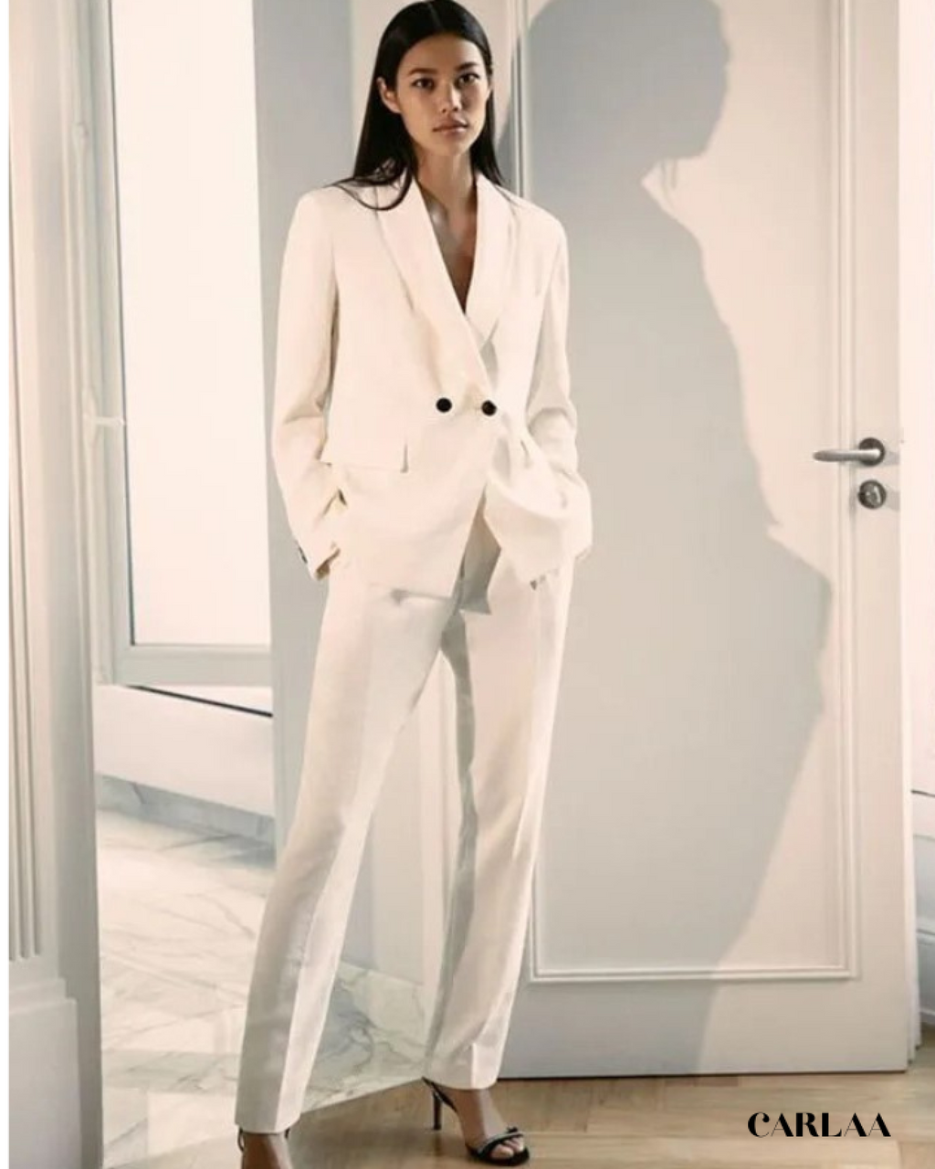 Ensemble blazer pantalon ceremonie femme
