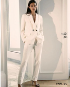 Ensemble blazer pantalon ceremonie femme