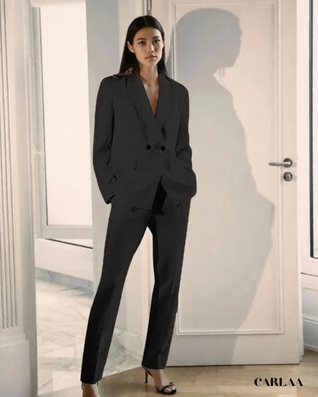 Ensemble blazer pantalon ceremonie femme