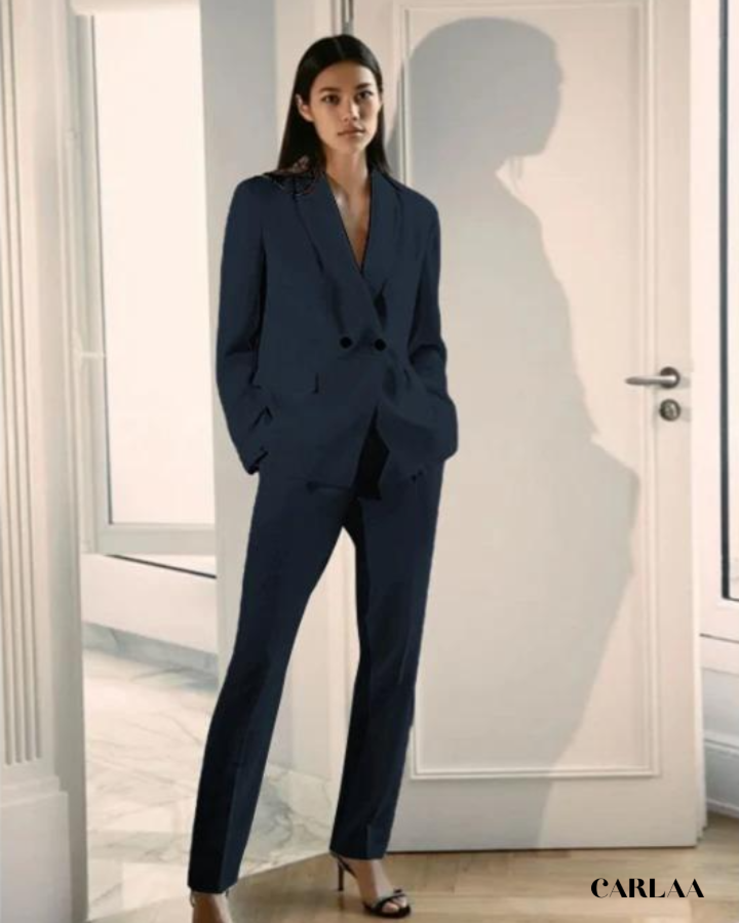 Ensemble blazer pantalon ceremonie femme