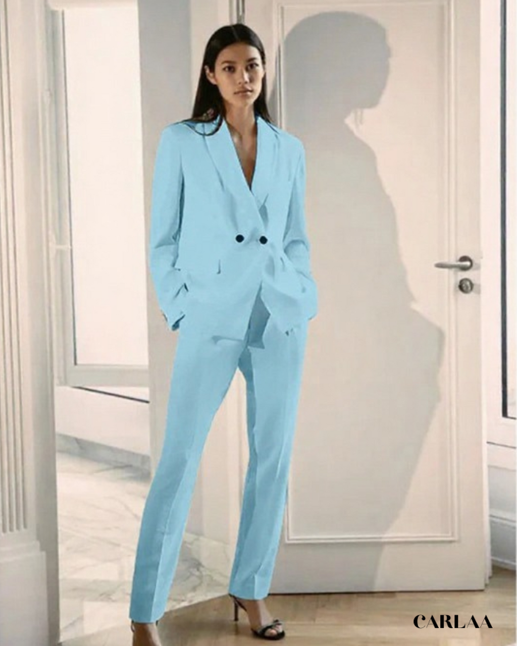 Ensemble blazer pantalon ceremonie femme