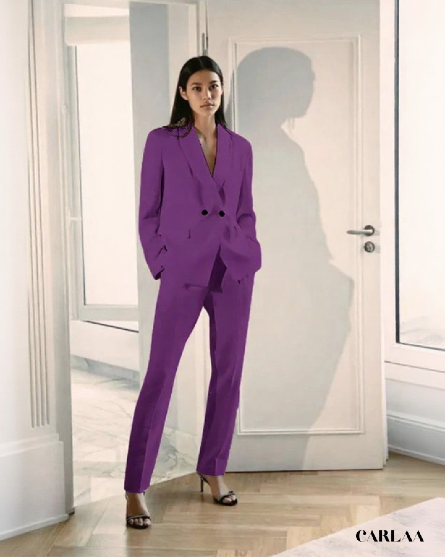 Ensemble blazer pantalon ceremonie femme
